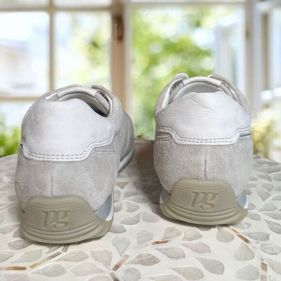 Paul Green $455 Tanner Leather Suede Rhinestone Sneaker Size 5.5 AU 8 US - Picture 10 of 16